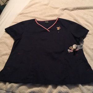 Koi scrub top